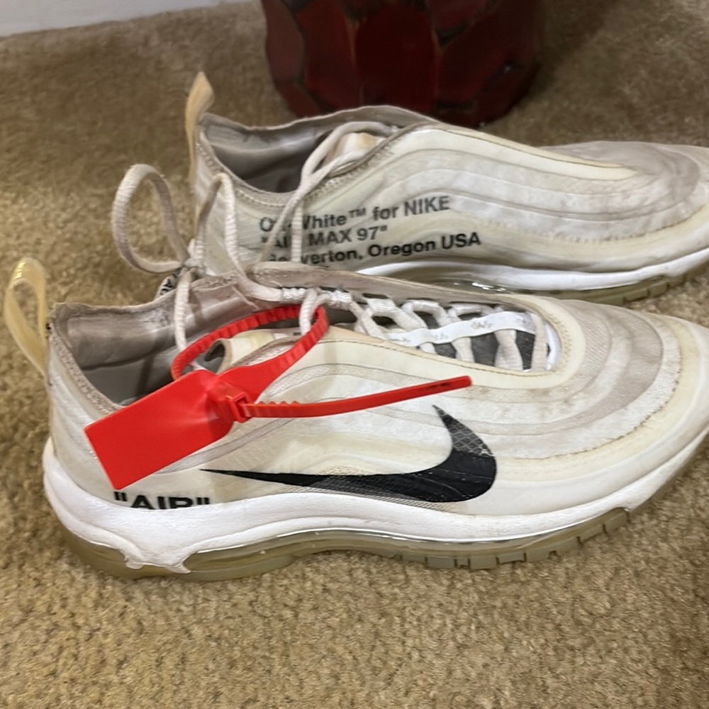 Nike Air Max 97 Cream and Black Sneakers